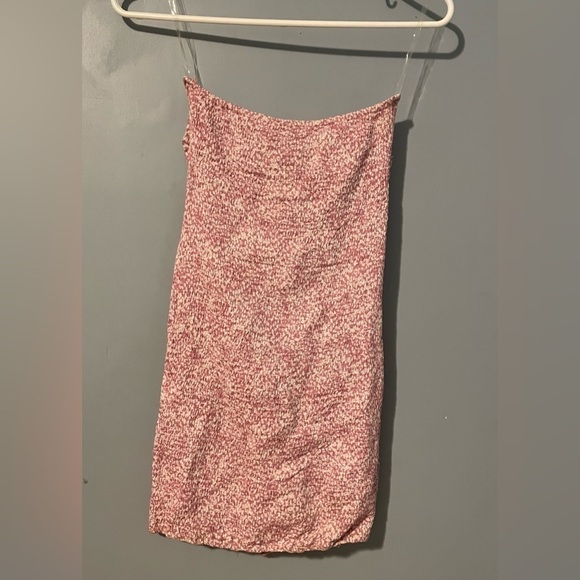 Windsor floral ditsy smocked tie front mini dress size small - Picture 4 of 5